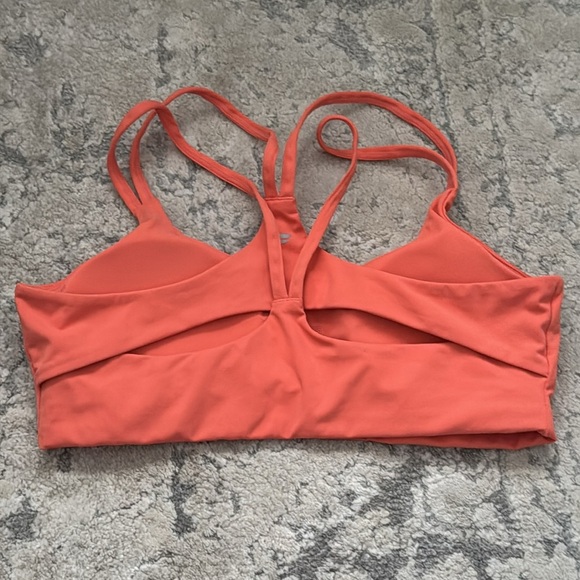 Fabletics Principal Low Impact Bra Passion Orange Sz L - Picture 4 of 7